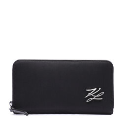 KARL LAGERFELD Velká dámská peněženka KARL LAGERFELD 231W3223 Black