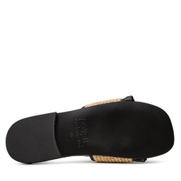 

Шльопанці KARL LAGERFELD KL82400 Natural Raffia W/Black, Бежевий