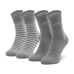 Tom Tailor Set de 2 perechi de șosete lungi de damă Tom Tailor 9880 Grey 150