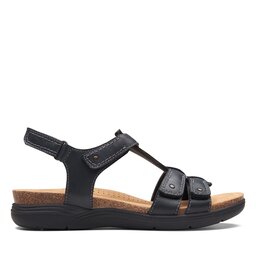 

Босоніжки Clarks April Cove 26170510 Black Leather, Чорний