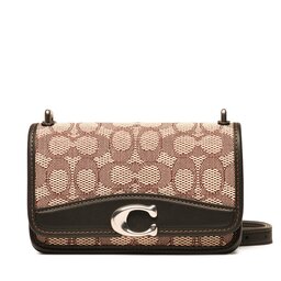 Coach Дамска чанта Coach Sig Jac Bandit Xbdy CD726 Lh/Cocoa Black LHUW7