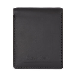 Calvin Klein Portofel pentru bărbați Calvin Klein Ck Must Bifold 5Cc W/Coin K50K510877 Ck Black Check BAX