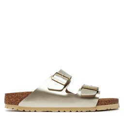 Birkenstock Pantoletten Birkenstock Arizona Birko-Flor 1014841 D Goldfarben