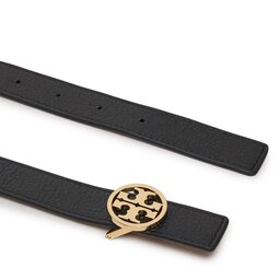 

Жіночий ремінь Tory Burch 138935 Black /ClassicGold 001, Чорний