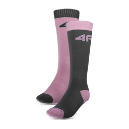 4F Set de 2 perechi de șosete lungi pentru copii 4F 4FJWAW23UFSOF116 92S