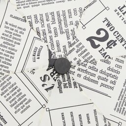 

Парасоля Happy Rain Ultra Mini 43393 Newspaper, Білий