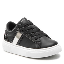Tommy Hilfiger Tenisice Tommy Hilfiger Low Cut Lace-Up Sneaker T3A9-32310-1451 Black 999