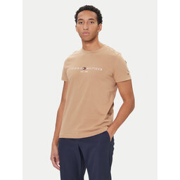 Tommy Hilfiger Tommy Hilfiger T-Shirt Logo MW0MW11797 Beige Slim Fit