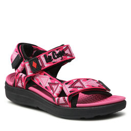 Lee Cooper Sandały Lee Cooper LCW-22-34-0962K Black/Fushia