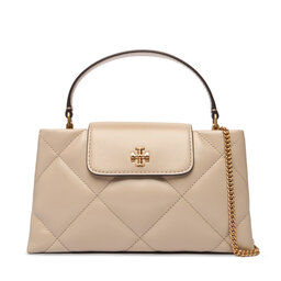 Tory Burch Τσάντα Tory Burch Kira Diamond Quilt East-West Top Handle 174999 Μπεζ
