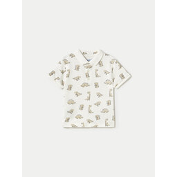 Mayoral Mayoral Polo 1109 Λευκό Regular Fit