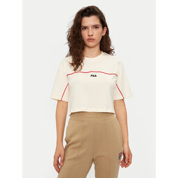 Fila Fila Camiseta Loobu FAW0908 Écru Regular Fit