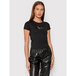 Karl Kani Karl Kani T-Shirt Small Signature 6138528 Μαύρο Regular Fit