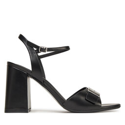 Calvin Klein Sandali Calvin Klein Heel Sandal 85 W/Ck Hw - Lth HW0HW02485 Nero