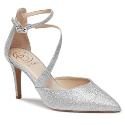 Baldowski Stilettos Baldowski D04429-1512-001 Brokat Srebrny