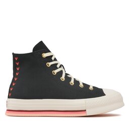 

Кеди Converse Ctas Eva Lift Hi A03007C Black/Egret/Back Ally Brick, Чорний