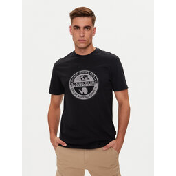 Napapijri Napapijri T-Shirt S-Bollo NP0A4I3C Μαύρο Regular Fit