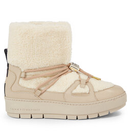 

Снігоходи Tommy Hilfiger Tommy Teddy Snowboot FW0FW07505 Merino ABO, Бежевий