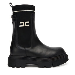 Elisabetta Franchi Škornji Elisabetta Franchi Chelsea F4A5-E0424-1316930 Črna