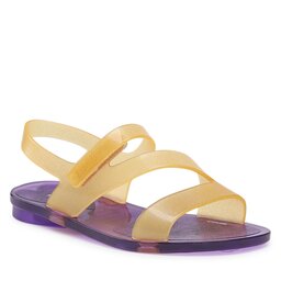 Melissa Sandale Melissa Mini Melissa The Real Jelly Pa 33743 Purple/Yellow AK663