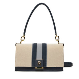 Tommy Hilfiger Torebka Tommy Hilfiger Th Her Med Crossover Canvas Str AW0AW17404 Granatowy