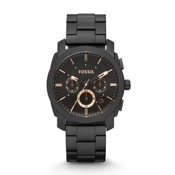 Fossil Ρολόι Fossil Machine FS4682 Black/Black