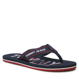 Tommy Jeans Japonke Tommy Jeans Printed Beach Sandal EM0EM00728 Rwb 0GZ