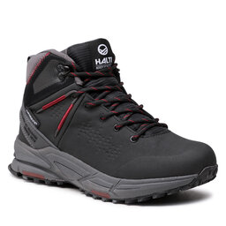 Halti Trekking-skor Halti Hakon Mid Dx W Trekking Shoe 054-2727 Black/Bordeaux P9969