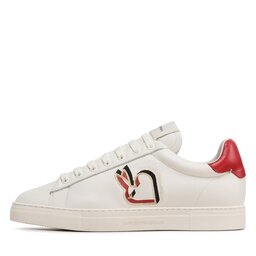 

Снікерcи Emporio Armani X4X565 XN752 K617 Off White/Red, Білий