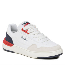 

Снікерcи Pepe Jeans Baxter Basket B PBS30563 White 800, Білий