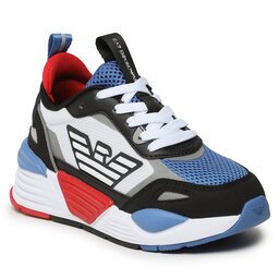 EA7 Emporio Armani Sportcipő EA7 Emporio Armani XSX108 XOT47 S393 Blk/Br.Cob/Red/Wht