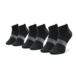 Asics 3 pares de calcetines cortos unisex Asics 3 Ppk Lyte Sock 3033A586 Performance Black 0900