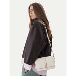 Tommy Hilfiger Handtasche Tommy Hilfiger Th Libre Flap Crossover AW0AW17723 Creme