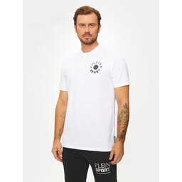 Plein Sport Plein Sport Majica AADC MTK7940 STE001N Bela Regular Fit