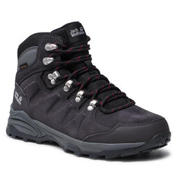 Jack Wolfskin Trekking-skor Jack Wolfskin Refugio Texapore Mid W 4050871 Dark Steel/Purple