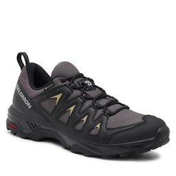 Salomon Pārgājienu apavi Salomon X Braze GORE-TEX L47180500 Magnet/Black/Gray Green