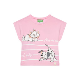 United Colors Of Benetton United Colors Of Benetton Camiseta 3JERG10JC Rosa Regular Fit