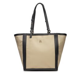 Tommy Hilfiger Сумка Tommy Hilfiger Th Essential S Tote Cb AW0AW15698 White Clay / Black 0F4