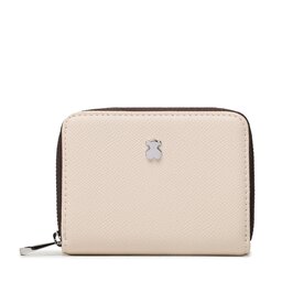 TOUS Malá dámska peňaženka TOUS Monedero M. New Dubai 2001690001 Beige