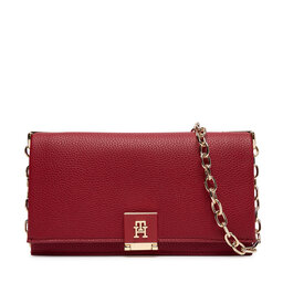 Tommy Hilfiger Handtasche Tommy Hilfiger Th Her Chain AW0AW17403 Rot