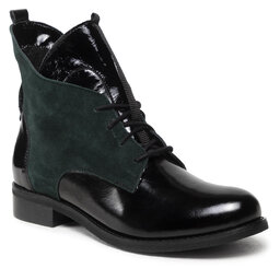 Pollonus Botine Pollonus 5-1225-017 Czarny Naplak/Zielony Wel