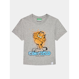 United Colors Of Benetton United Colors Of Benetton T-Shirt 3096G10G5 Γκρι Regular Fit
