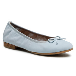 Tamaris Baleríny Tamaris 1-22116-26 Lt. Blue Suede 866