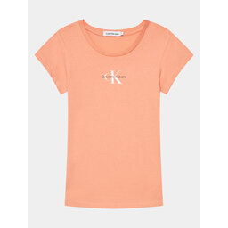 Calvin Klein Jeans Calvin Klein Jeans Marškinėliai Micro Monogram IG0IG01470 Rožinė Slim Fit