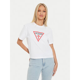 Guess Jeans Guess Jeans Camiseta W4YI73 K8HM0 Blanco Boxy Fit
