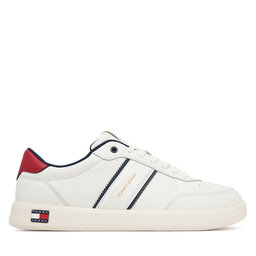 Tommy Jeans Sneakers Tommy Jeans Lightweight Flag Leather Court EM0EM01758 Weiß