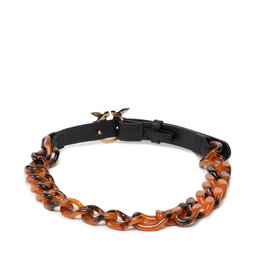 

Жіночий ремінь Pinko Love Day Turtle Chain Belt H2 PE 22 PLT01 1H2113 Y85T Black Z99Q, Чорний