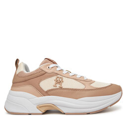 Tommy Hilfiger Сникърси Tommy Hilfiger Th Chunky Runner FW0FW08474 Бежов