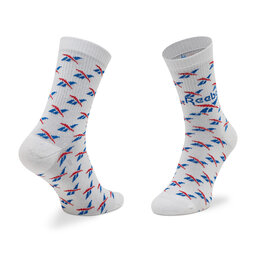 

Набір з 3 пар низьких шкарпеток unisex Reebok Classics Fold-Over GG6684 White/Vector Blue/Vector Red, Білий