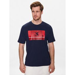 Diadora Diadora Marškinėliai Match Point 102.179312 Tamsiai mėlyna Regular Fit